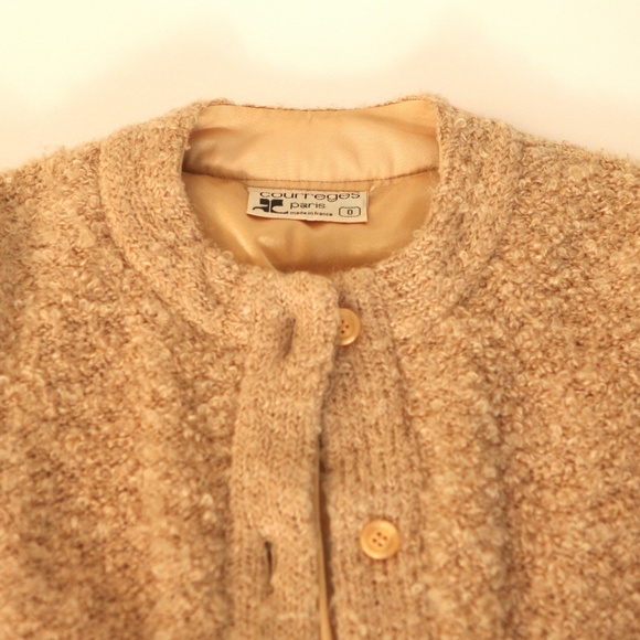 Vintage Courreges Boucle Cardigan